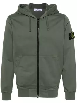 Худи с нашивкой Compass Stone Island, зеленый