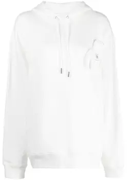 Худи с нашивкой и кулиской Opening Ceremony, белый