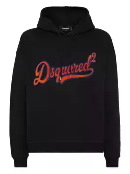 Худи с нашивкой-логотипом DSQUARED2, черный