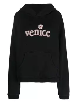 Худи с нашивкой-логотипом ERL, черный