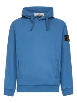 Худи с нашивкой-логотипом Stone Island, синий