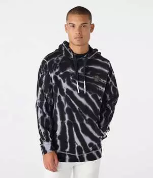 Худи с нашивкой с логотипом tie dye Karl Lagerfeld, черный