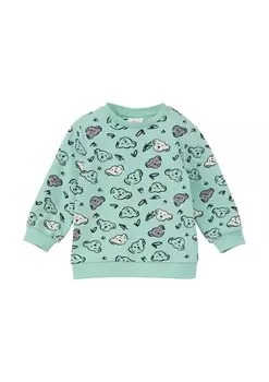 Худи s.Oliver Sweatshirt, зеленый