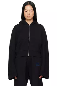 Худи с панелями Mm6 Maison Margiela, черный