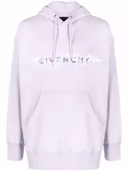 Худи с принтом Barbed Wire Givenchy, фиолетовый