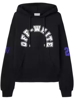 Худи с принтом Football OFF-WHITE, черный