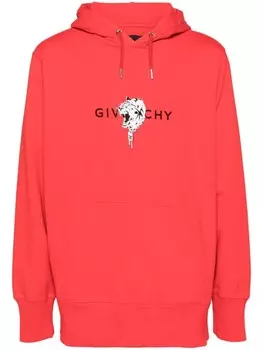 Худи с принтом Givenchy, красный