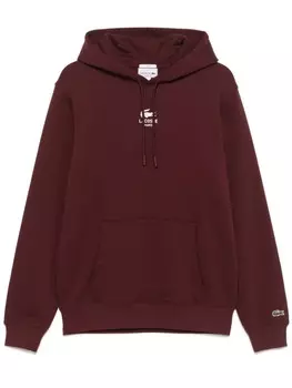 Худи с принтом Lacoste, красный