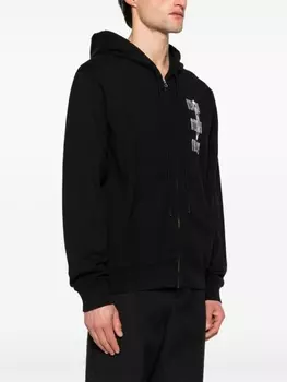 Худи с принтом MM6 Maison Margiela, черный