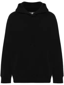 Худи с принтом Numbers MM6 Maison Margiela, черный