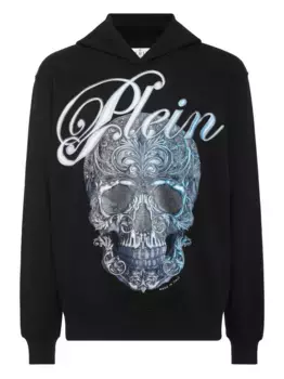 Худи с принтом Philipp Plein, черный