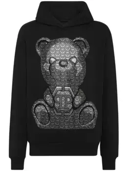 Худи с принтом Philipp Plein, черный