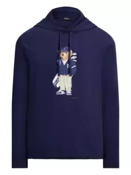 Худи с принтом Polo Bear RLX Ralph Lauren, синий
