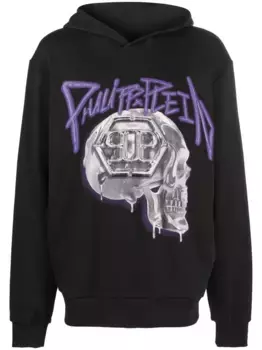 Худи с принтом Skull Philipp Plein, черный