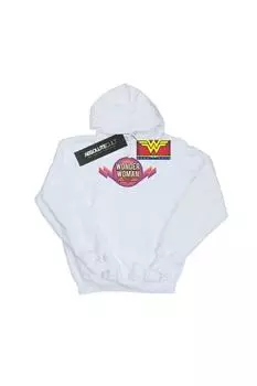 Худи с радужным логотипом Wonder Woman DC Comics, белый