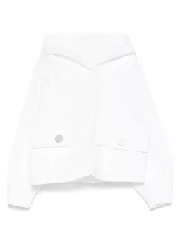 Худи с рукавами реглан Monnalisa, белый