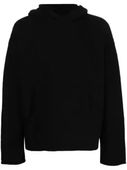 Худи с тиснением MM6 Maison Margiela, черный