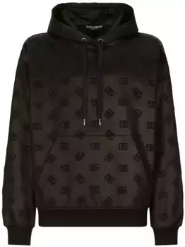 Худи с тисненым логотипом DOLCE & GABBANA, черный