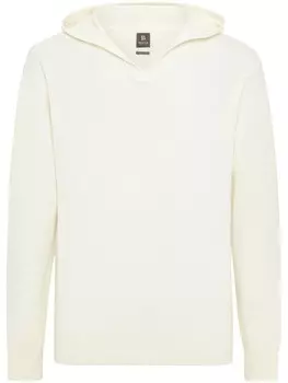 Худи с V-образным вырезом Boggi Milano, белый