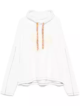 Худи с вышитым логотипом Bonsai, белый