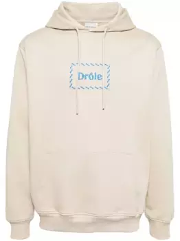 Худи с вышитым логотипом Drle De Monsieur, нейтральный