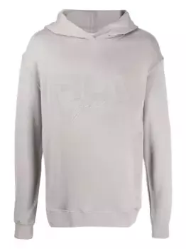 Худи с вышитым логотипом Fila, серый