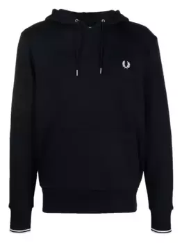 Худи с вышитым логотипом Fred Perry, синий