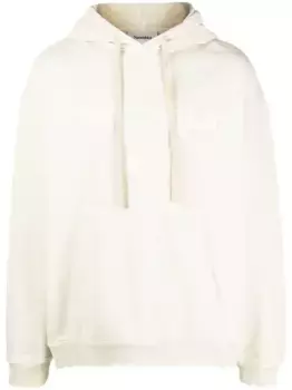 Худи с вышитым логотипом Nanushka, нейтральный