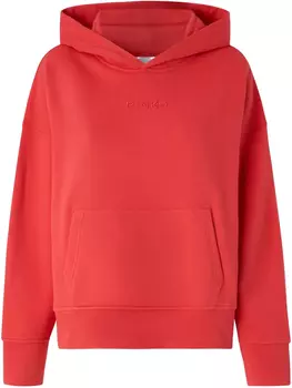 Худи с вышитым логотипом PINKO, красный