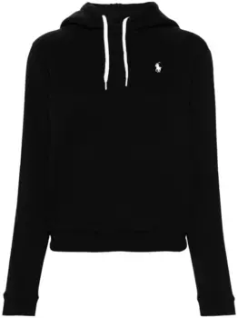Худи с вышитым логотипом Polo Pony POLO RALPH LAUREN, черный