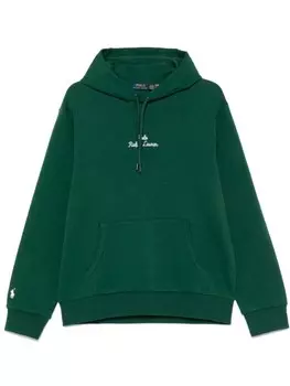 Худи с вышитым логотипом Polo Ralph Lauren, зеленый