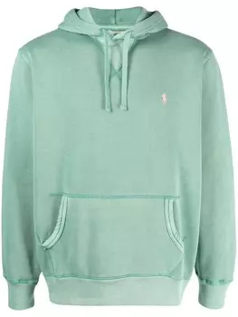 Худи с вышитым логотипом Polo Ralph Lauren, зеленый