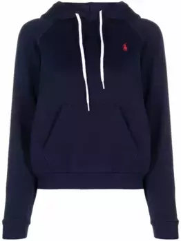 Худи с вышитым логотипом POLO RALPH LAUREN, синий