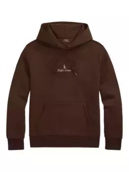 Худи с вышитым логотипом POLO RALPH LAUREN, коричневый