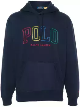 Худи с вышитым логотипом POLO RALPH LAUREN, синий