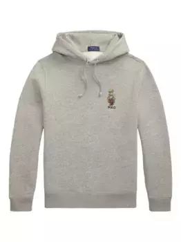 Худи с вышитым логотипом POLO RALPH LAUREN, серый