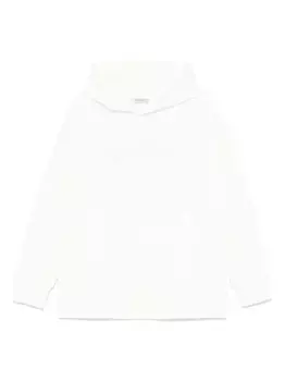 Худи с вышитым логотипом 'S Max Mara, белый