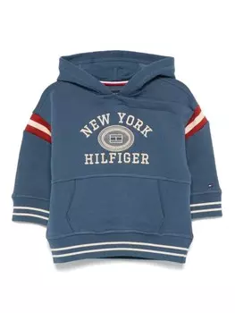 Худи с вышитым логотипом Tommy Hilfiger Junior, синий