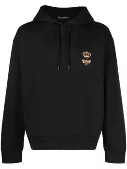 Худи с вышивкой DOLCE & GABBANA, черный