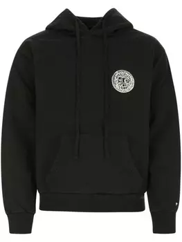 Худи с вышивкой Paura, черный