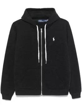 Худи с вышивкой Polo Pony Polo Ralph Lauren, черный