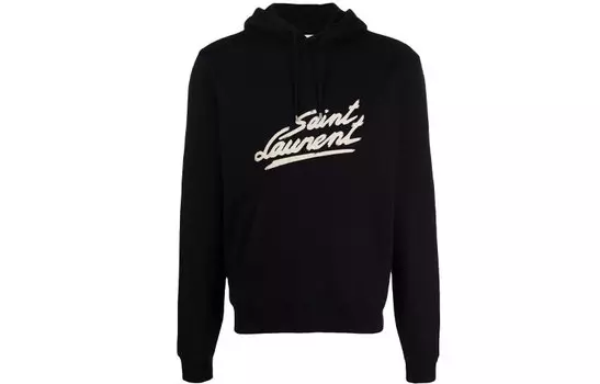 Худи Saint Laurent 50s Signature, черный