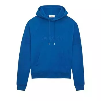 Худи Saint Laurent Vintage Logo 'Blue', синий