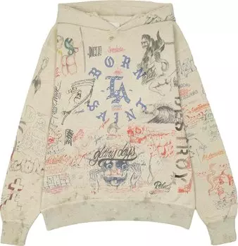 Худи Saint Michael LA 'Grey', серый