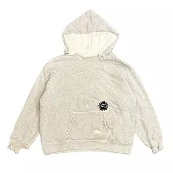 Худи SAINT Mxxxxxx Double Face Hoodie, серый