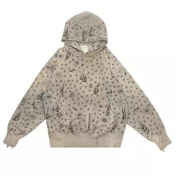 Худи SAINT Mxxxxxx x Dr. Woo Hoodie 'Grey', серый