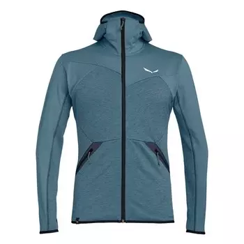 Худи Salewa Puez Melange Polarlite, синий