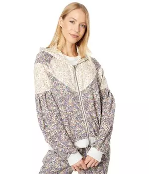 Худи Saltwater Luxe, Karly French Terry Floral Zip-Up Hoodie