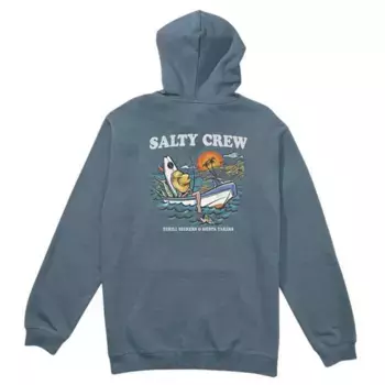 Худи Salty Crew Downtime hood fleece, синий
