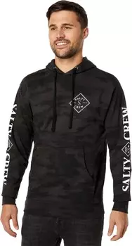 Худи Salty Crew Tippet Camo Fleece Hoodie, цвет Black Camo